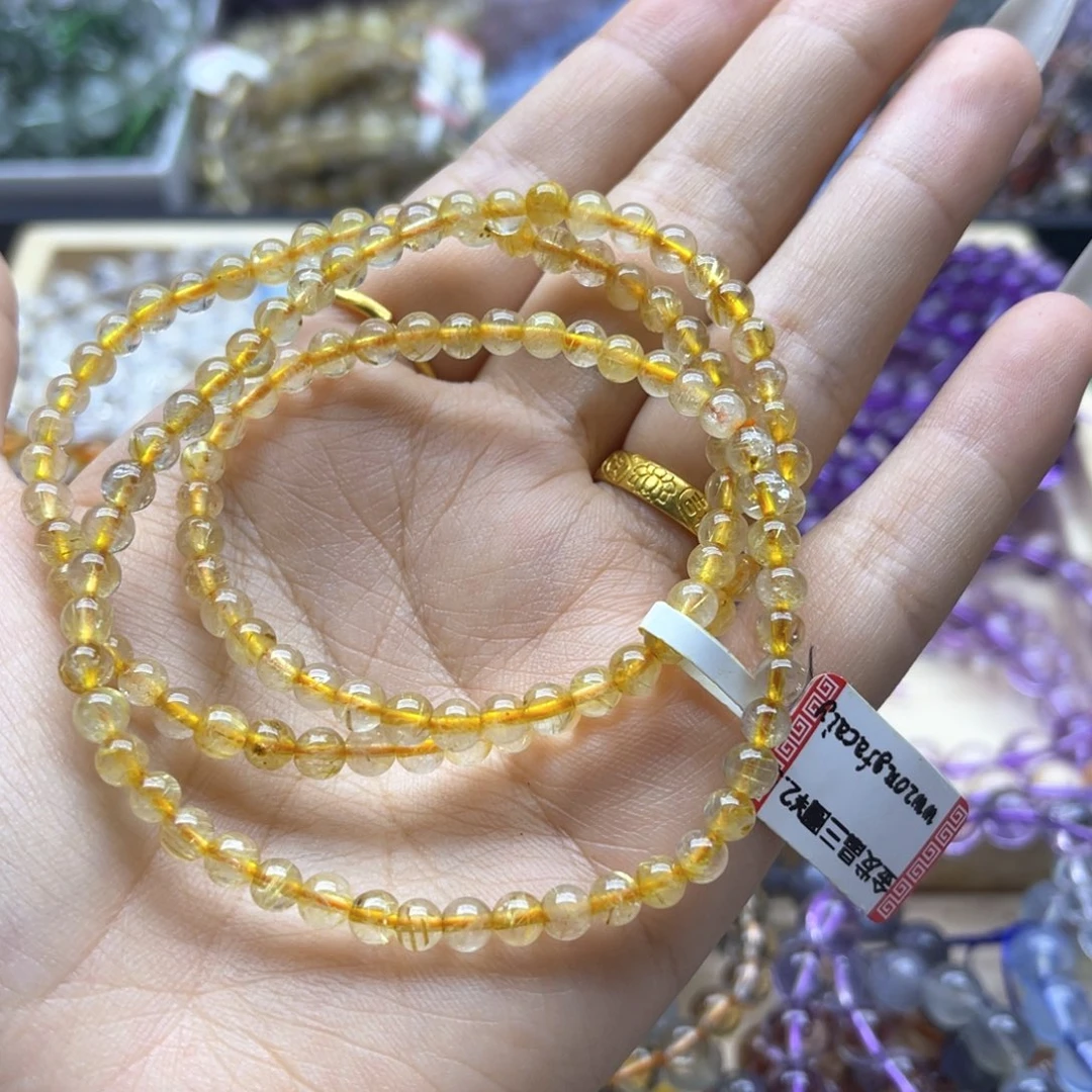 水晶手链未镶嵌4mmmmmmmmmmm