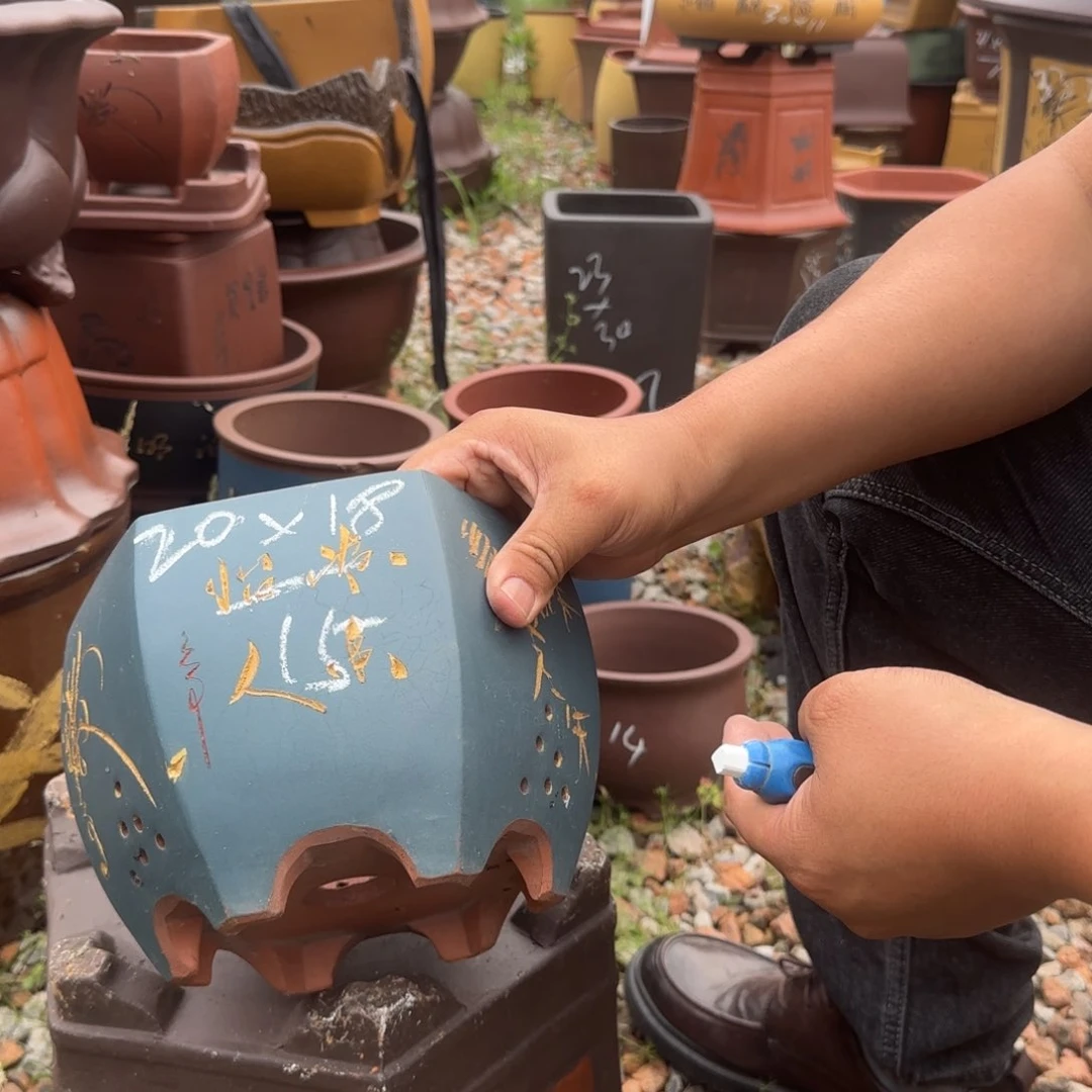 紫砂花盆紫砂花盆花盆盆景盆栽