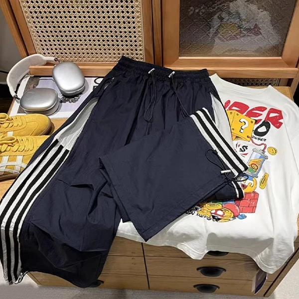 男童速干裤伞兵裤夏季透气薄款25新款女童运动户外休闲防蚊裤2190