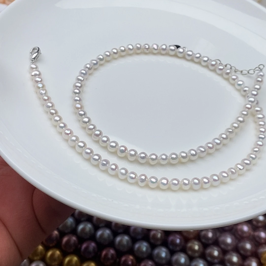 颈饰淡水珍珠合金
