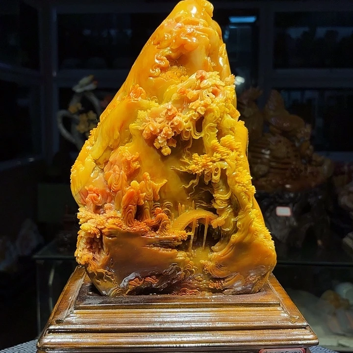 小***皮寿山石寿山石雕刻工艺品