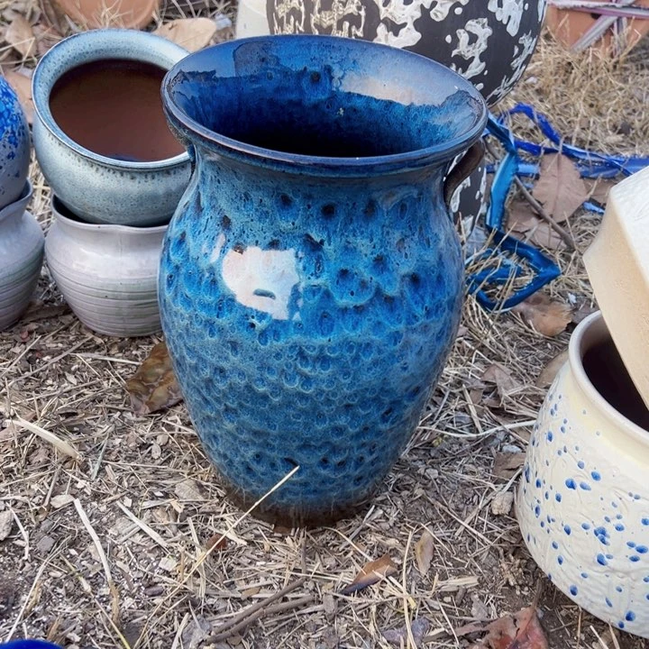 紫砂花盆高度32口20