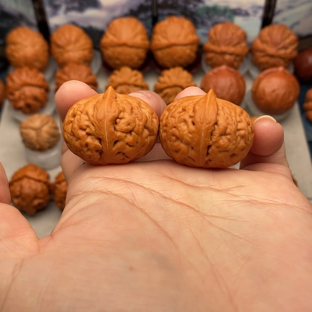 文玩核桃把件麒麟磨