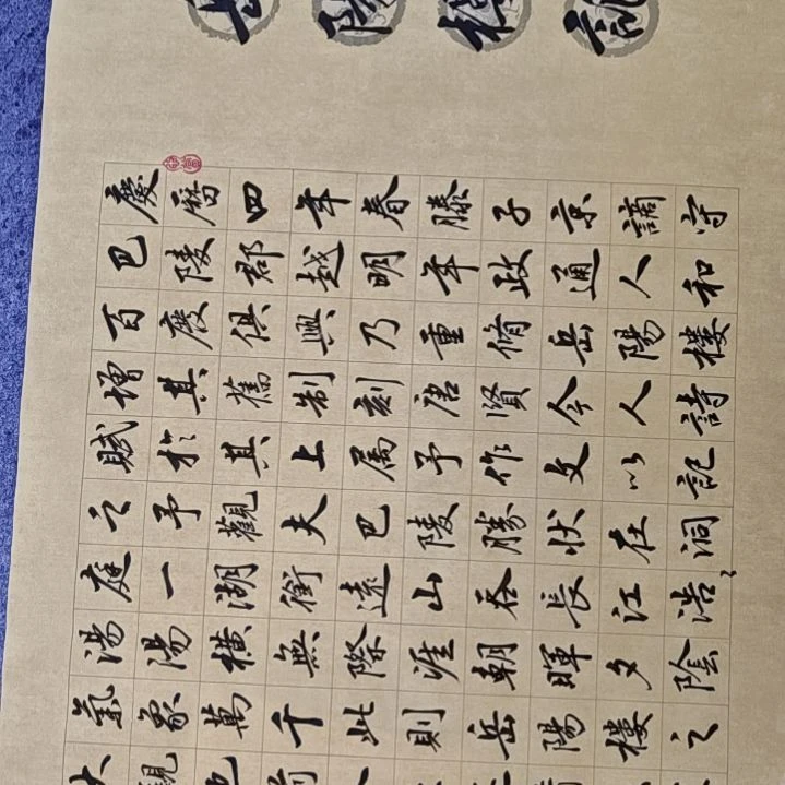 书法岳阳楼记书法作品