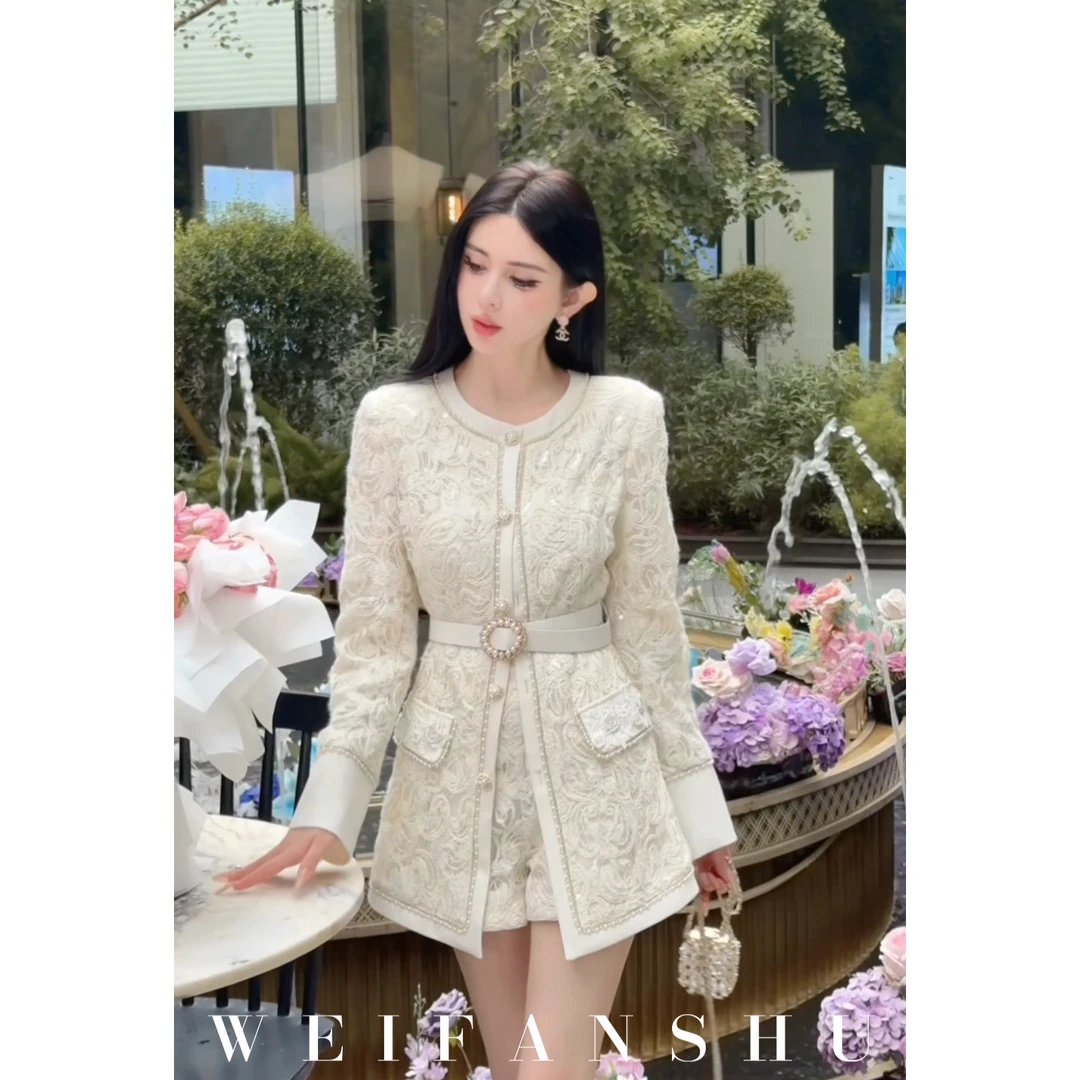 WEIFANSHU/魏凡舒【香调月光】小香风系系列短外套&中长外套&短裤