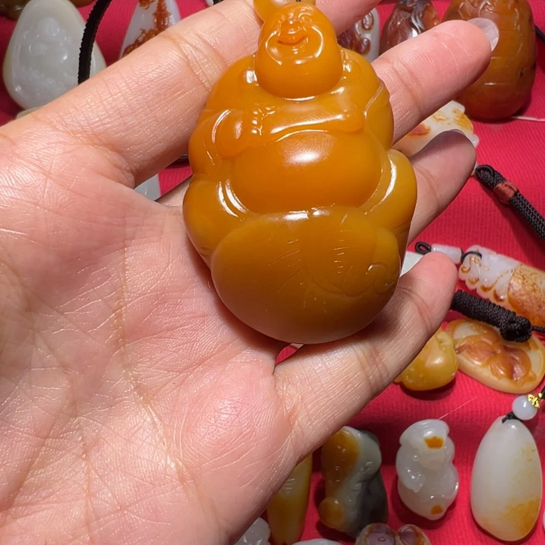 和田玉挂件未镶嵌夏*