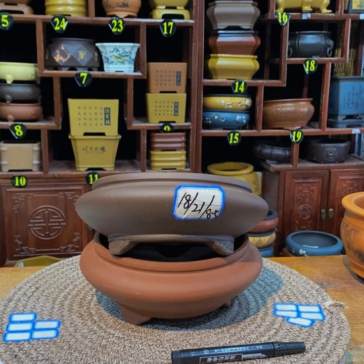 紫砂花盆紫砂花盆