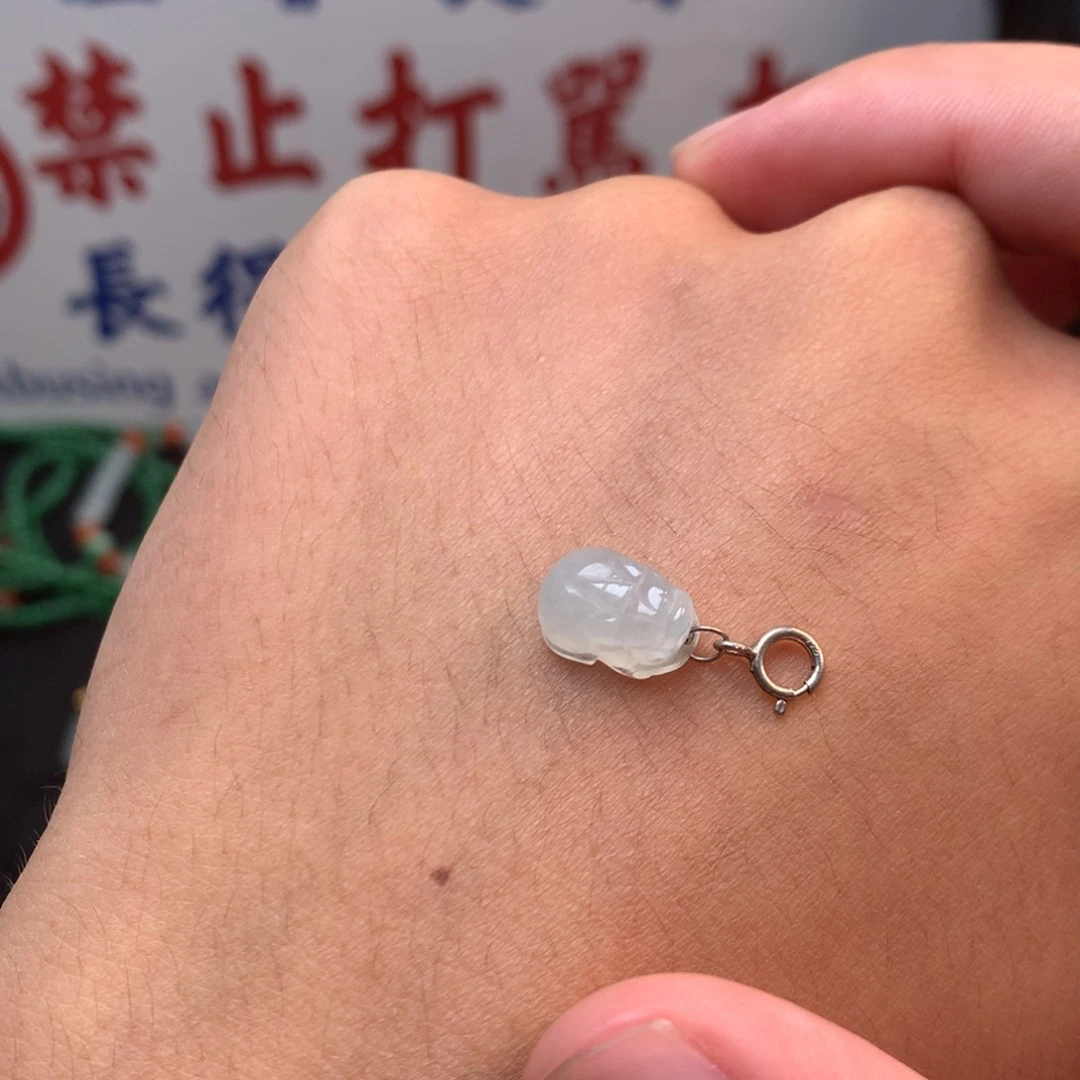 翡翠未镶嵌颈饰你是