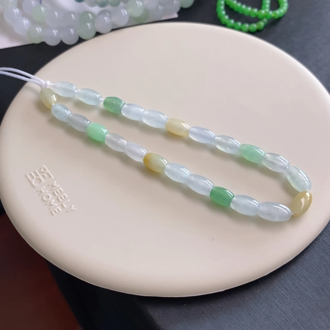 翡翠未镶嵌手链卡5.0