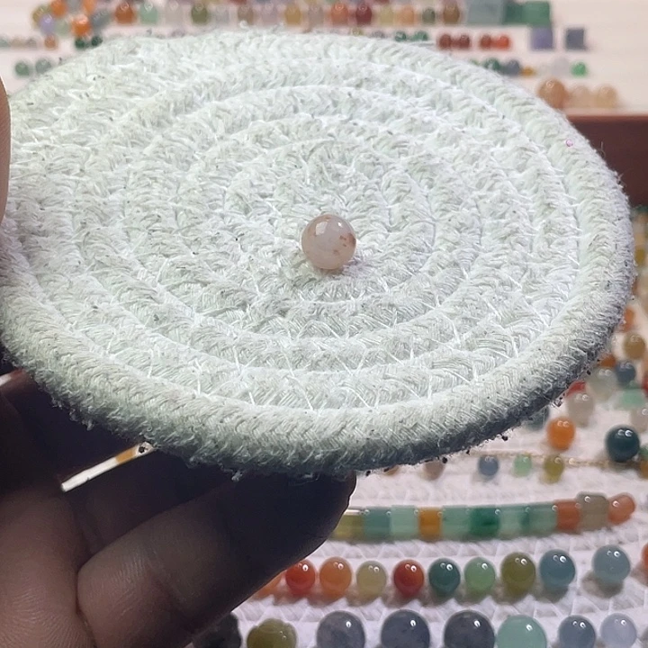 翡翠散珠未镶嵌定制翡翠卡8.9