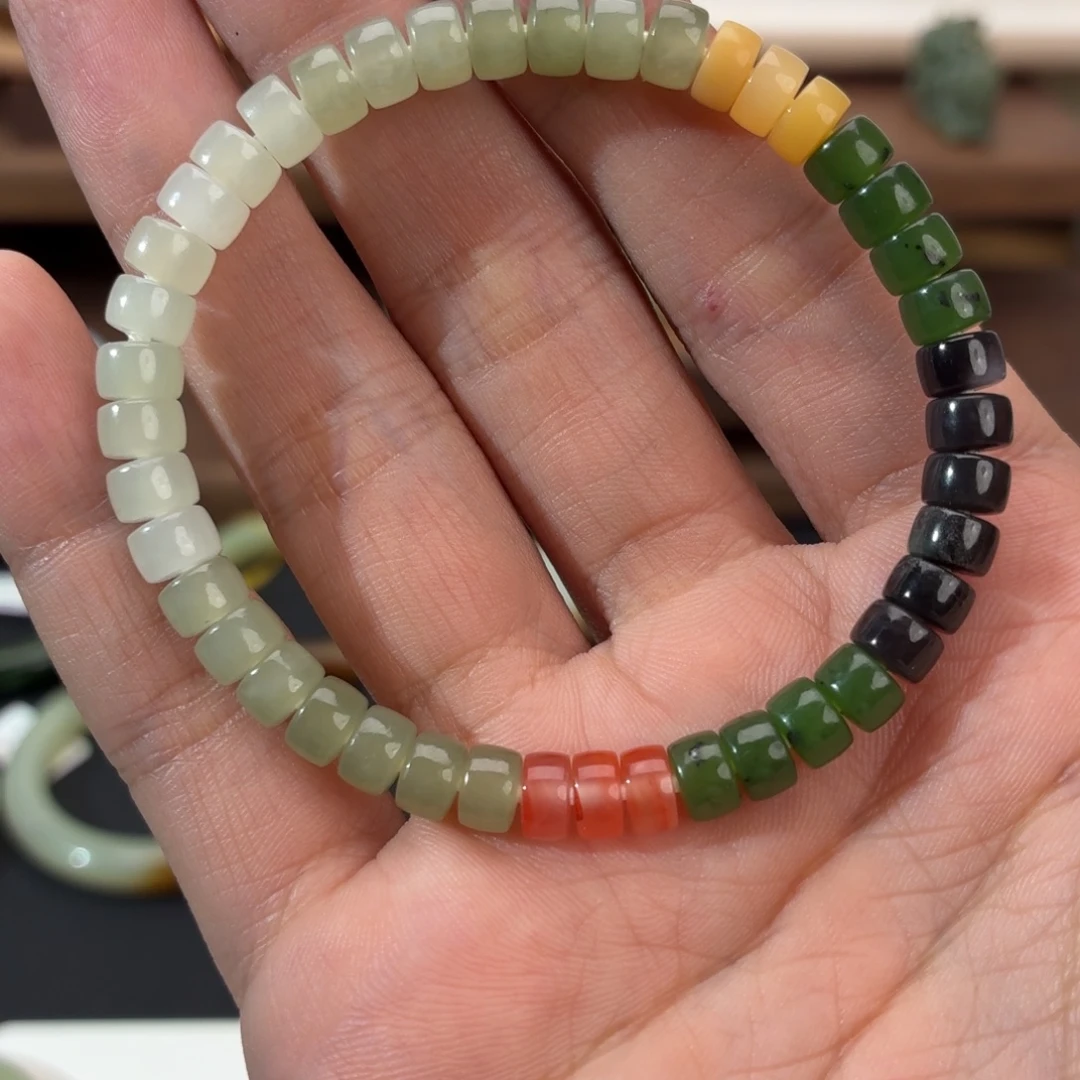 和田玉（糖玉）未镶嵌手链