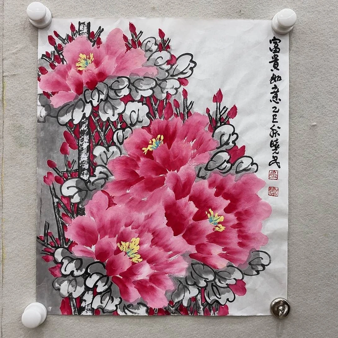 书法书法作品多次参加