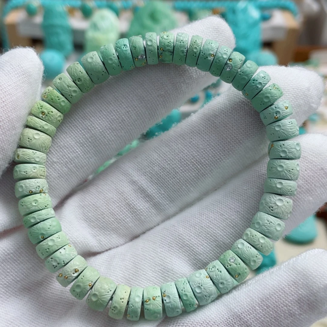 未镶嵌绿松石珠宝奇石