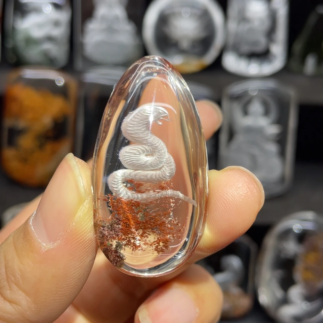 水晶吊坠未镶嵌蛇