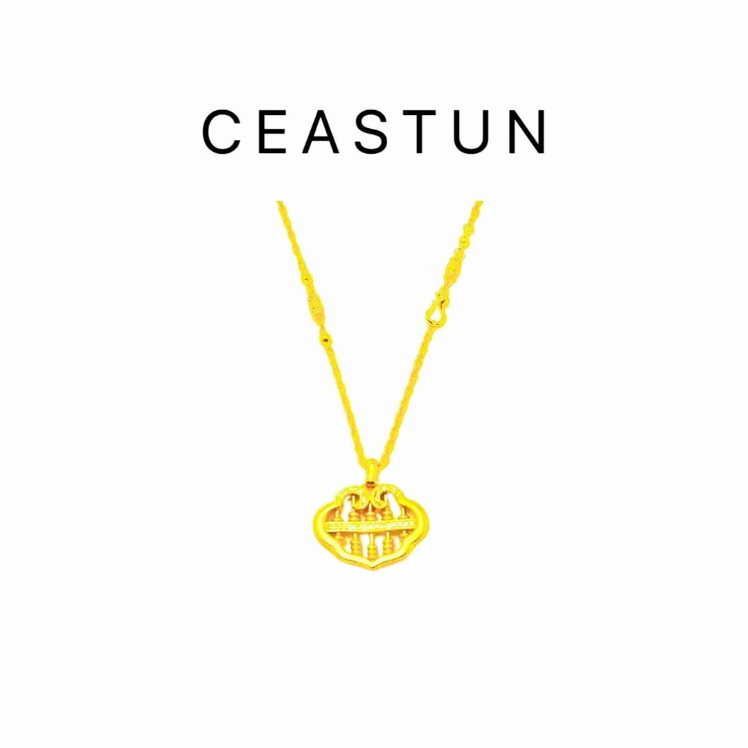 铜合金项链 【金珠玉盘】Ceastun 定制百搭项链~LG093