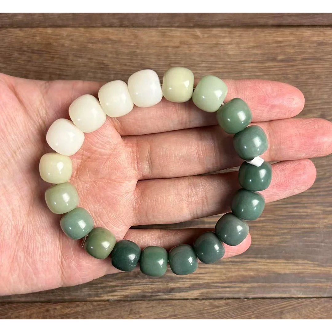 渐变青菩提0.8单圈手串S0477