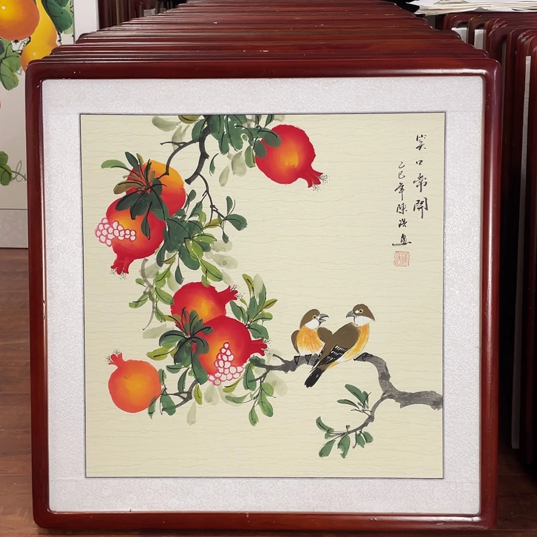 国画带框尺寸63*63厘米