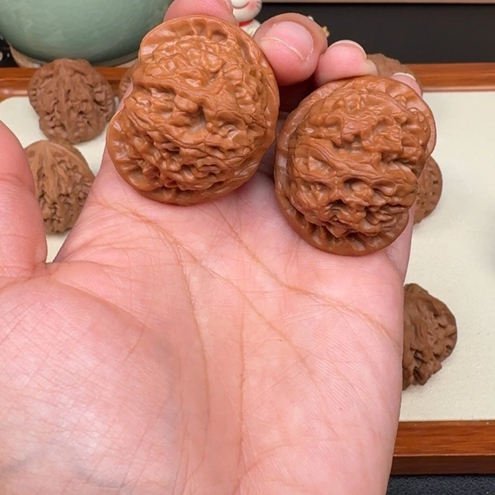 文玩核桃把件全品宫灯40