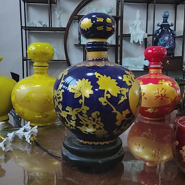 5斤景德镇高温陶瓷酒瓶酒坛