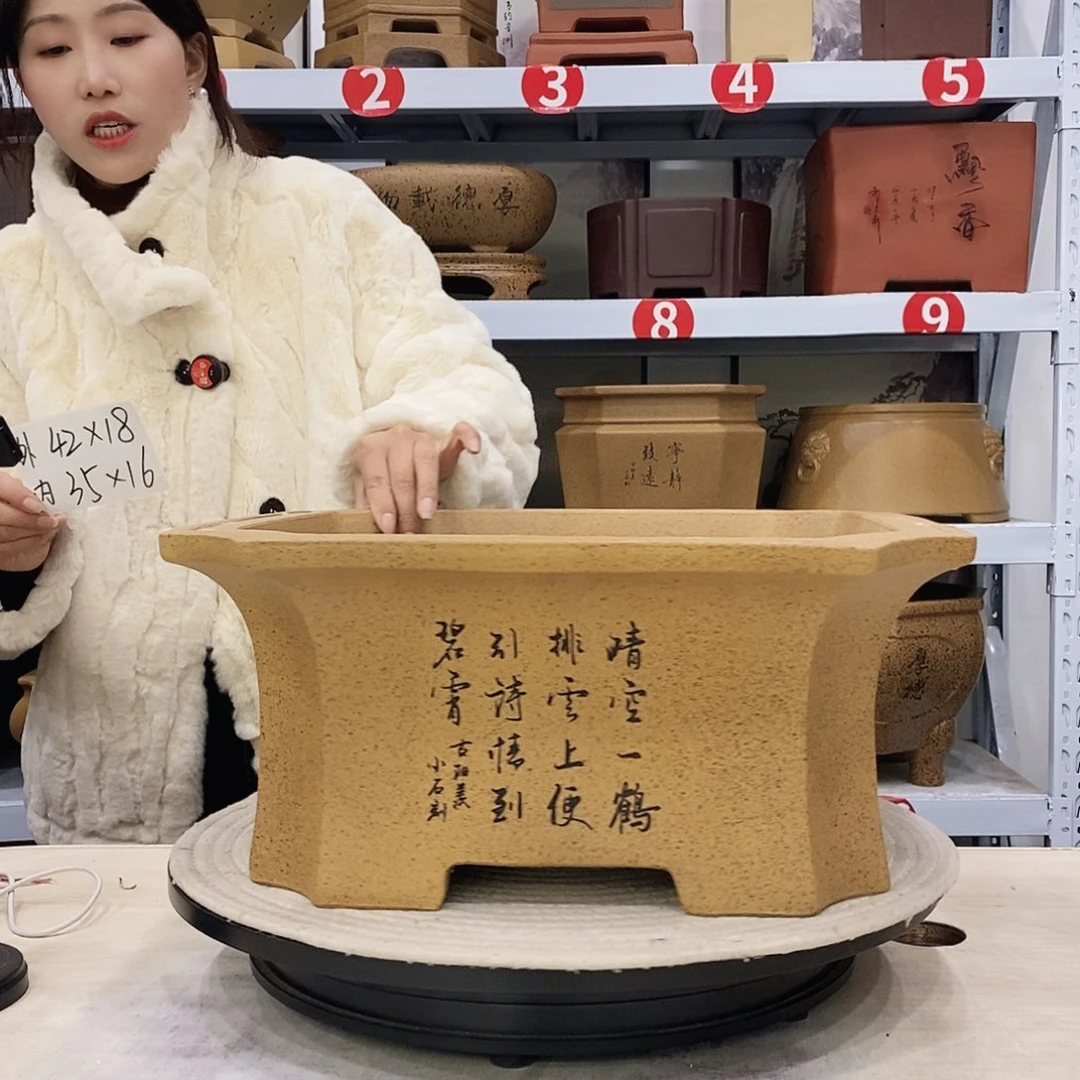 紫砂花盆紫砂花盆