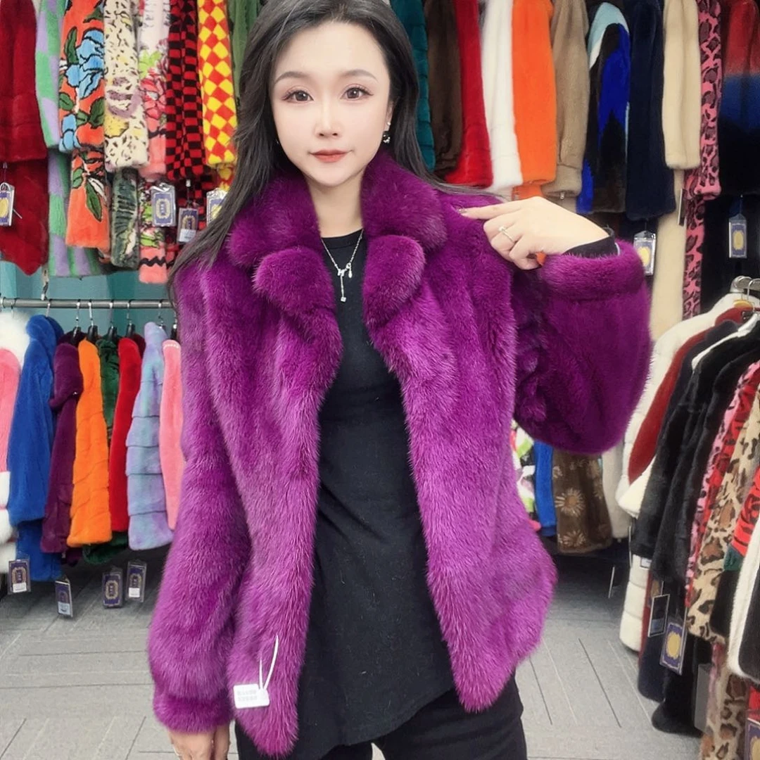 貂皮大衣时尚潮流
