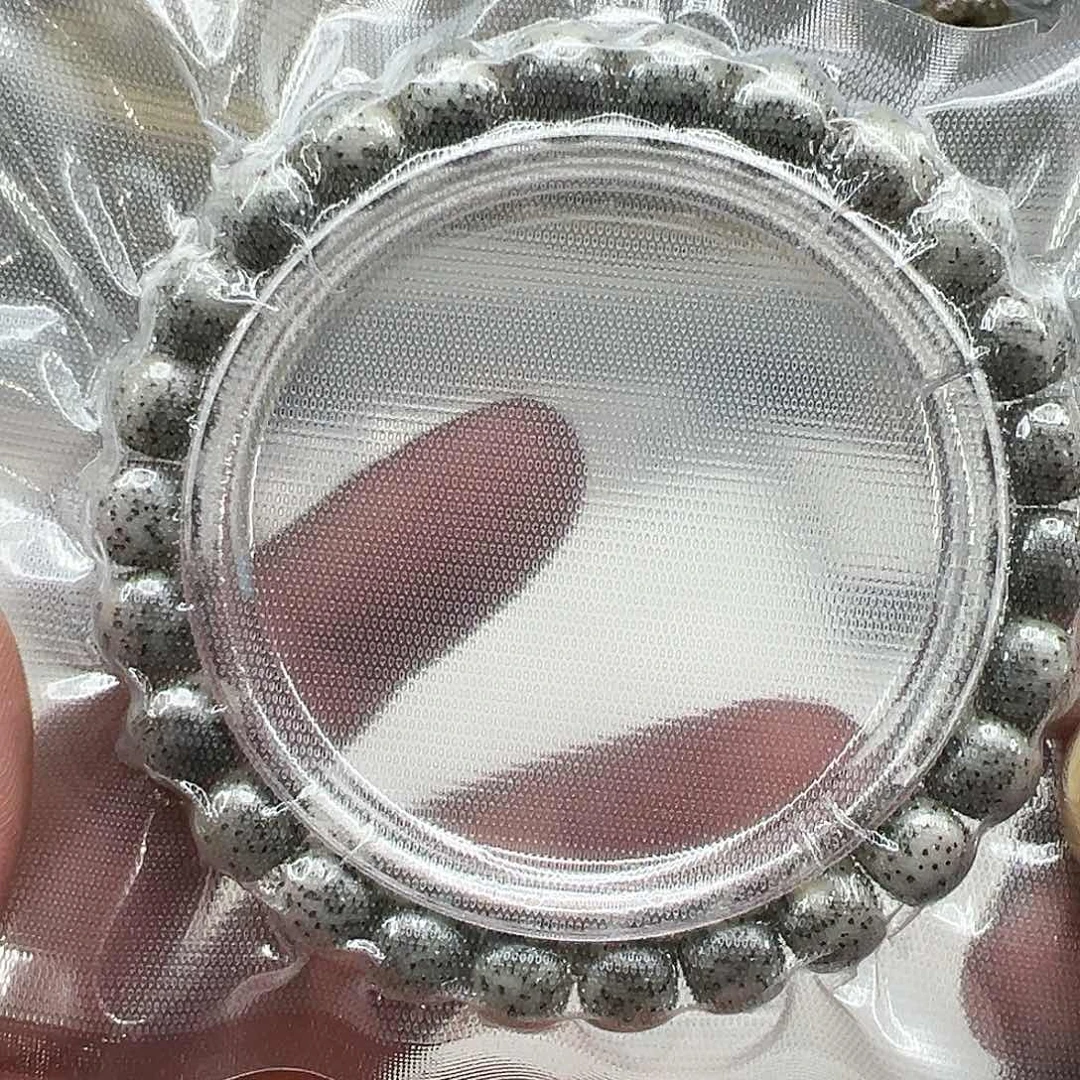 星月菩提手串139尽头卡姿兰大眼睛黑灰星月菩提单圈0.9