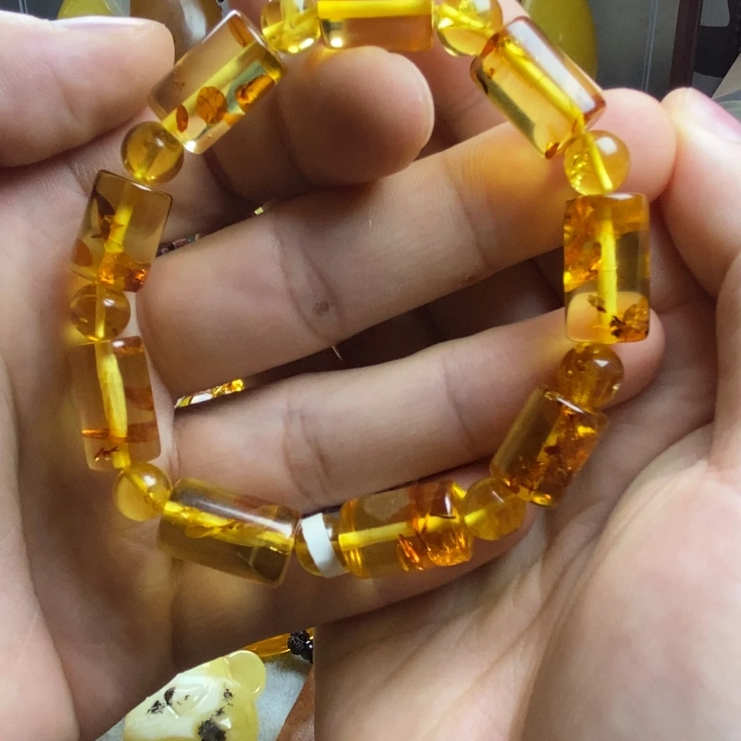 琥珀未镶嵌裸石蜜蜡