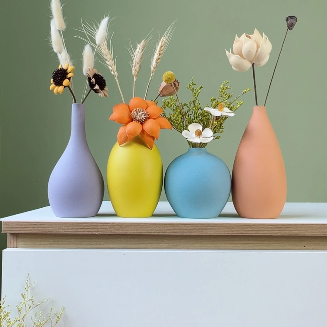 摆件花瓶带花高度20-30厘米左右