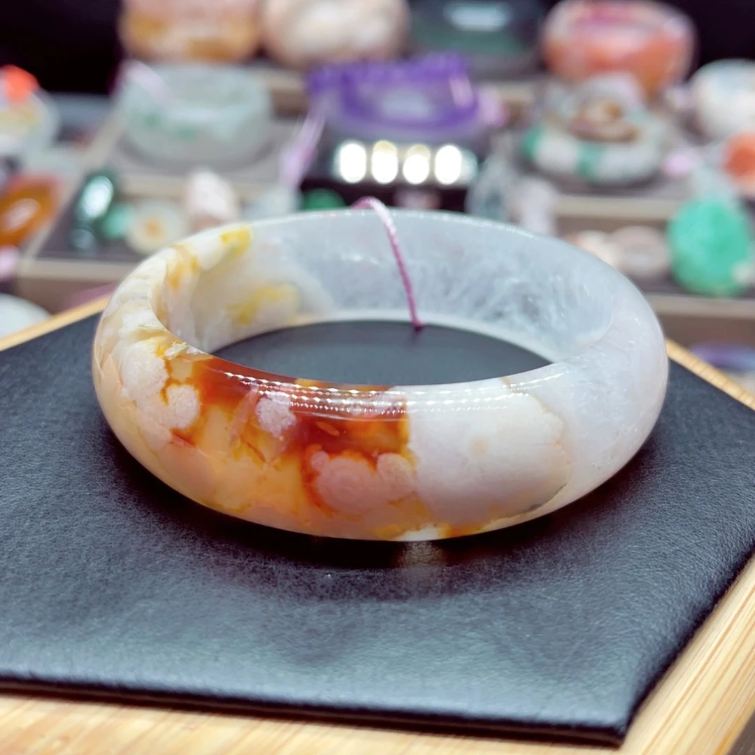 手镯玛瑙/玉髓未镶嵌尤*9