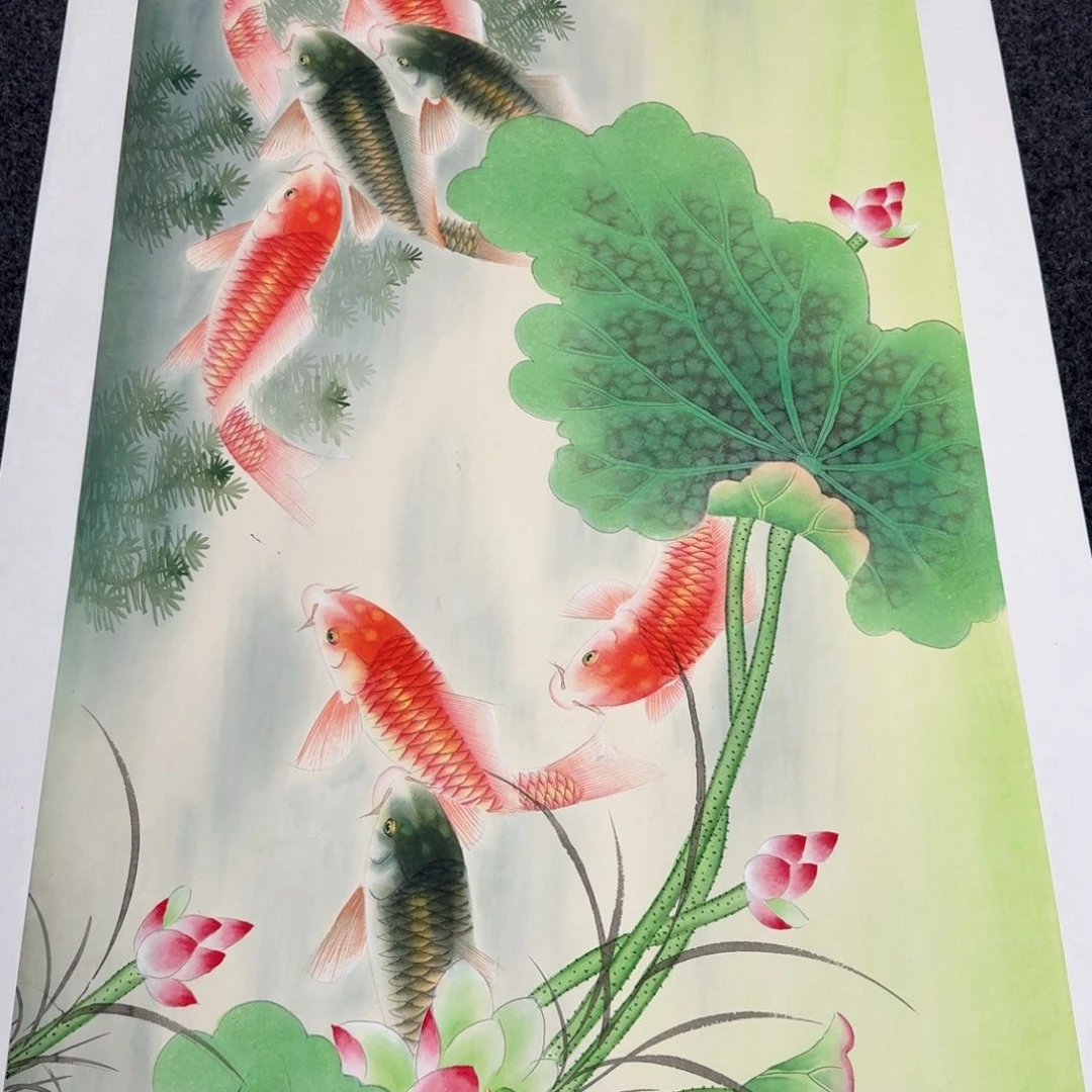 国画国画作品山水花鸟纯手绘