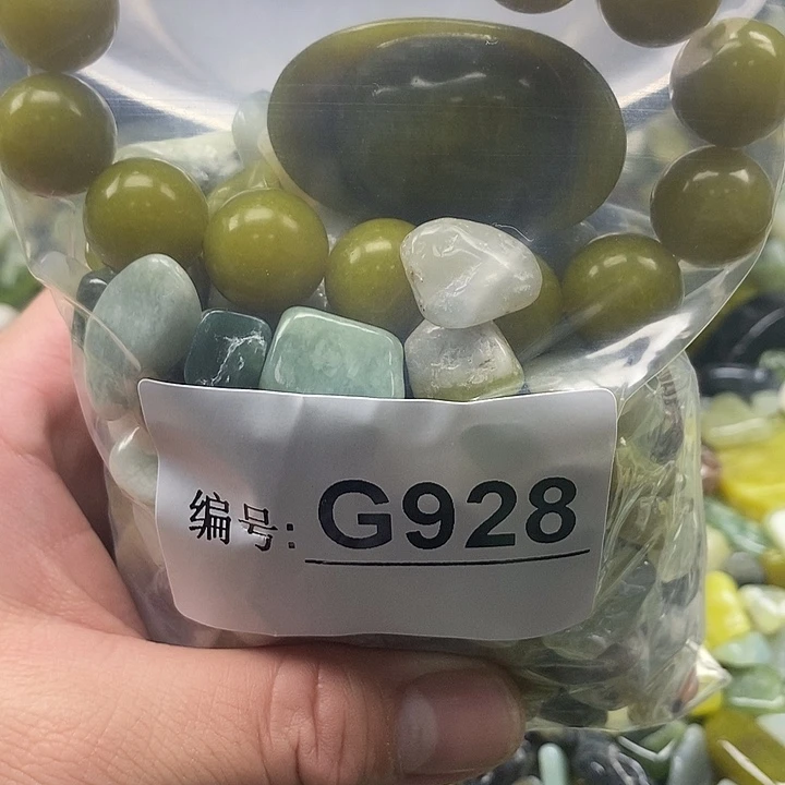 岫玉鱼缸石未镶嵌