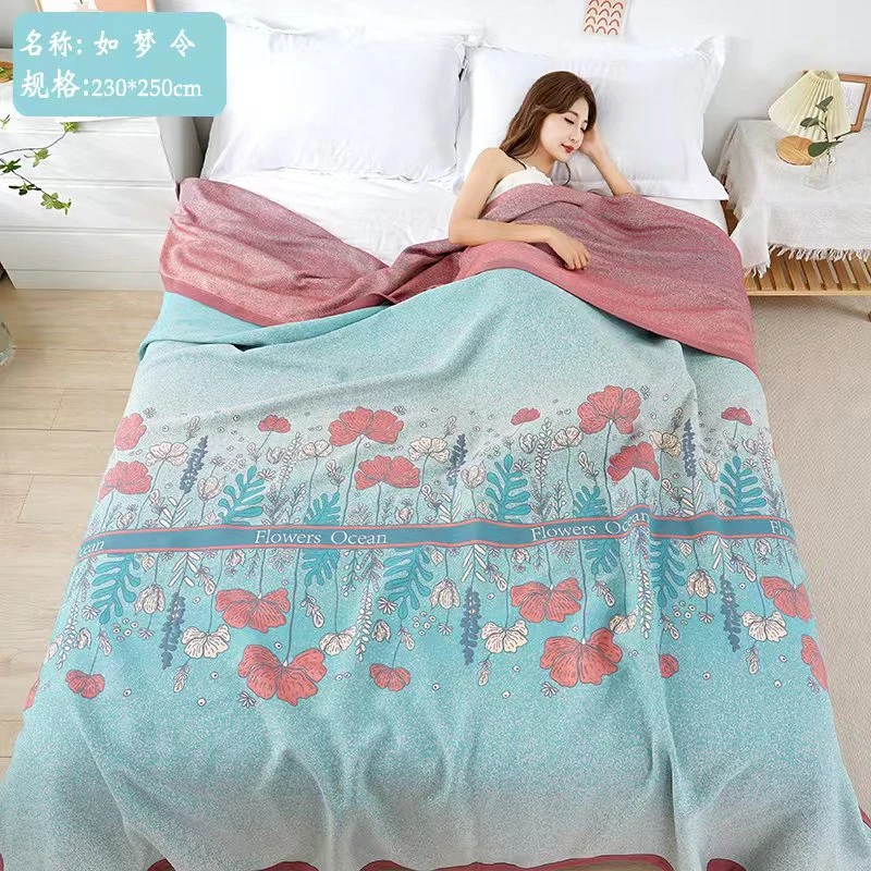 【京かわ会社】亚麻空气层软凉席 230*250cm 如梦令