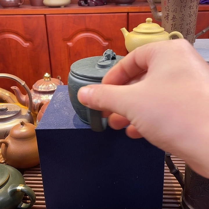 紫砂茶壶处理一把