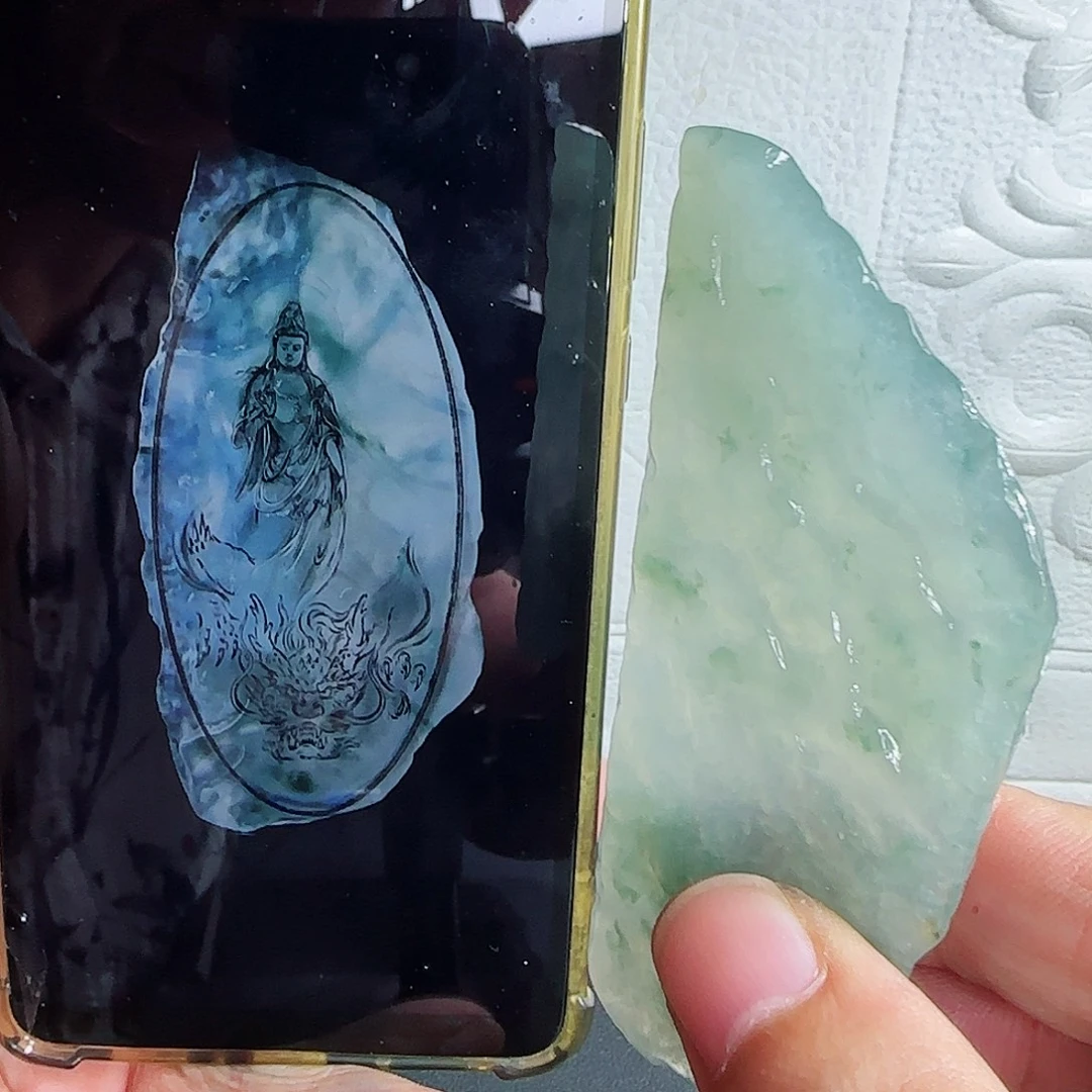 定制翡翠未镶嵌翡翠包工