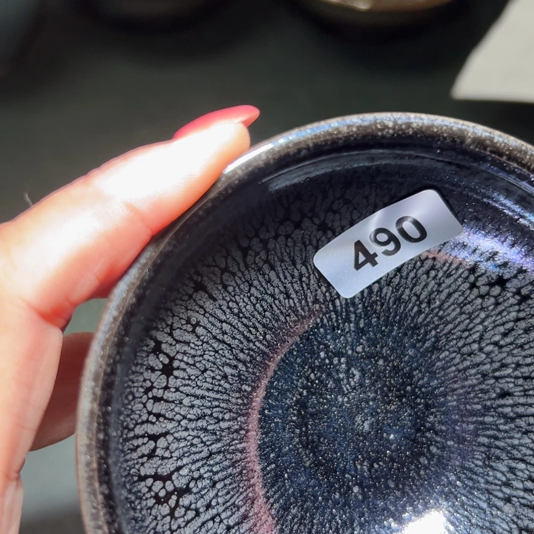 素***青茶盏全手工原矿原釉建盏