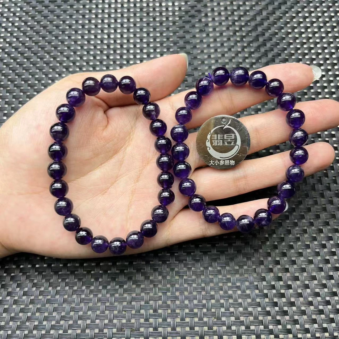 翡昱-N16-15991-紫水晶手串/约8+/约20颗-多样性发其一-C