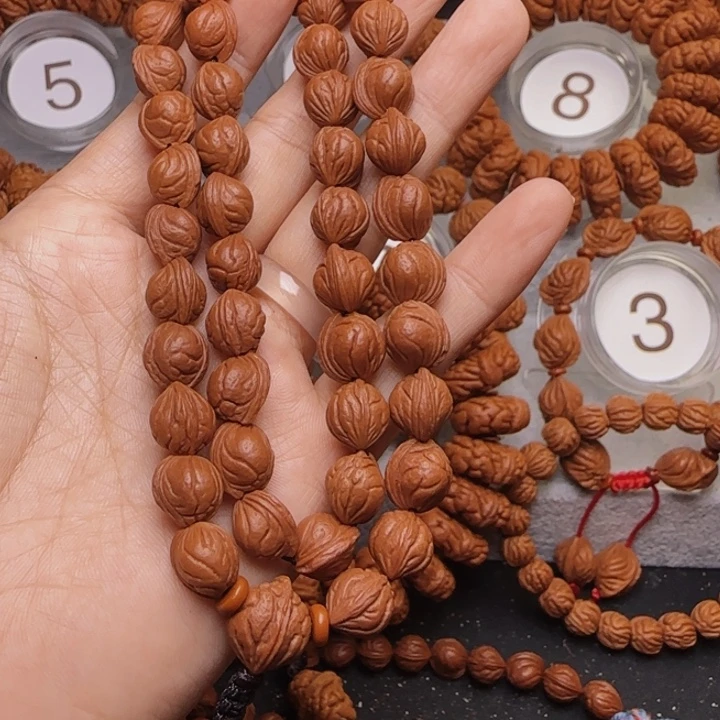 用***0桃核手串龙纹桃核