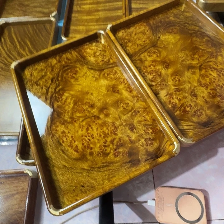 明***星纯手工制作工艺茶盘34.24