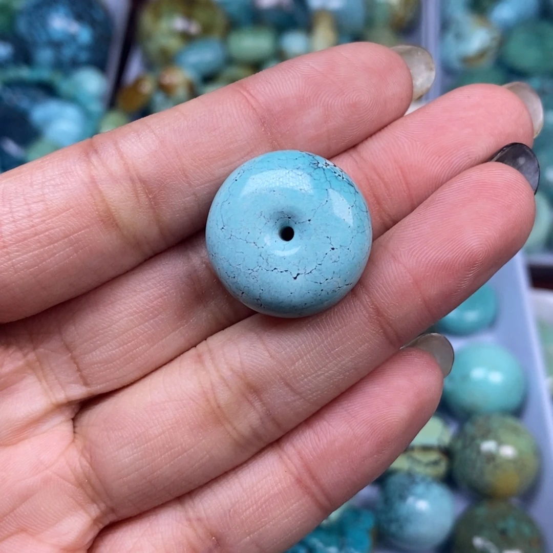 绿松石未镶嵌挂件