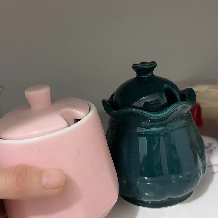 满15包邮微瑕 调料罐两个
