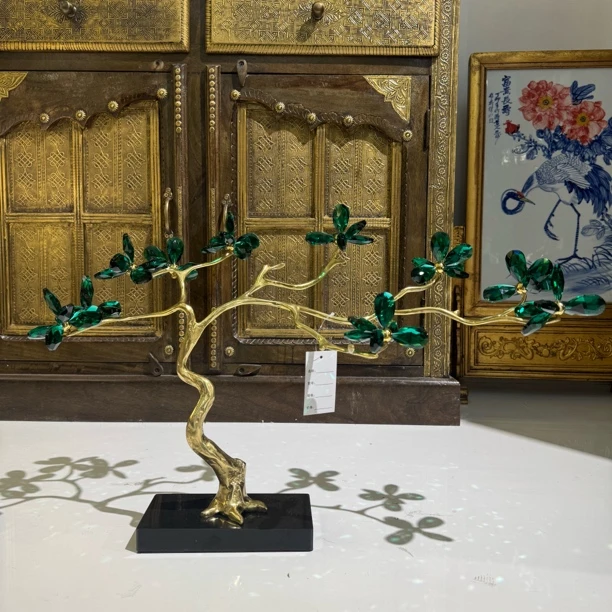 JH1094水晶装饰桌面玄关摆件59*30*39cm