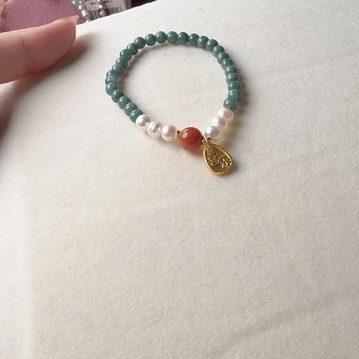 手绳淡水珍珠合金