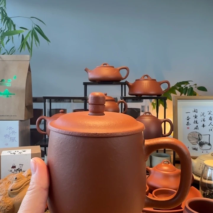 茶叶罐紫砂福乐盖杯