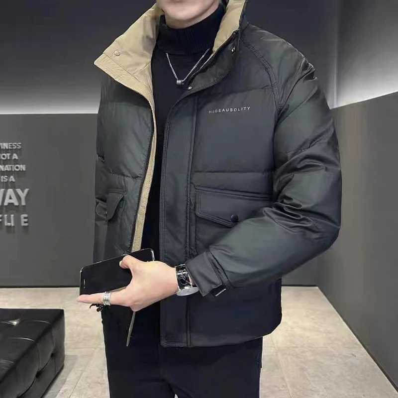 冬季新款潮流男士抗寒加厚保暖防寒外套--891