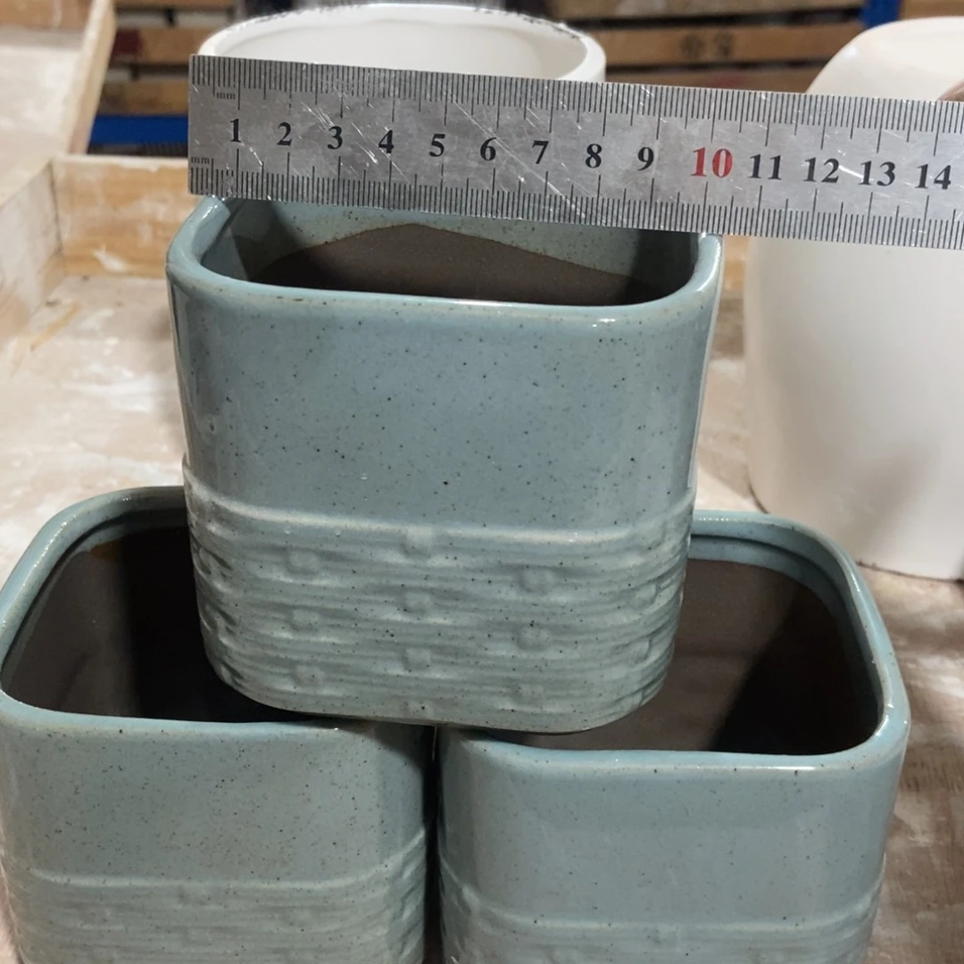 红陶高温陶瓷花盆