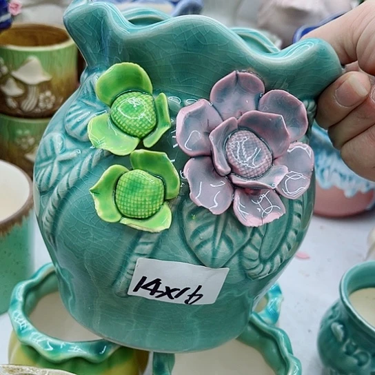 多肉绿植陶瓷花盆9.9包邮