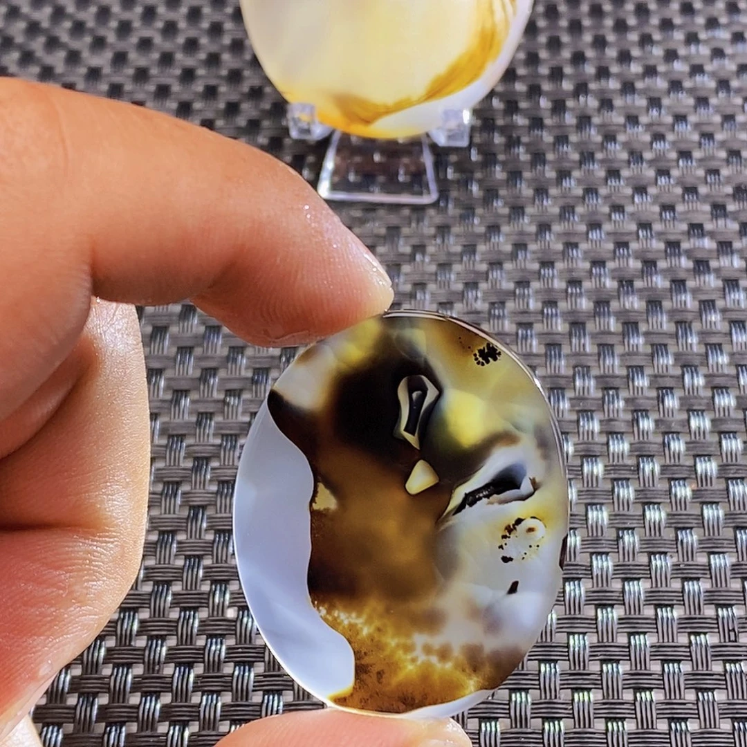 玛瑙/玉髓未镶嵌吊坠(不含链)217