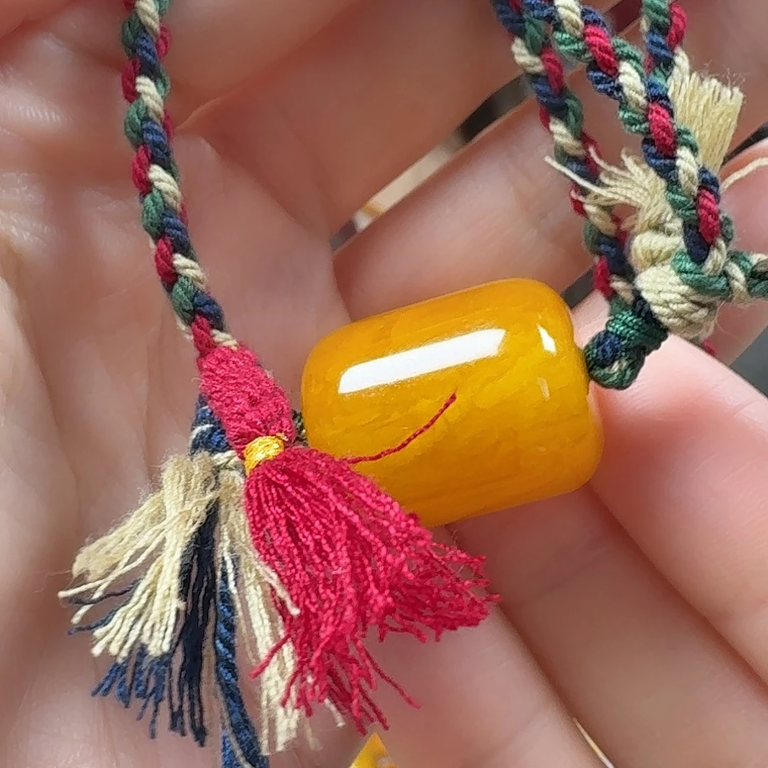 蜜蜡未镶嵌颈饰项链