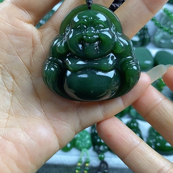 吊坠(不含链)未镶嵌和田玉（碧玉）48