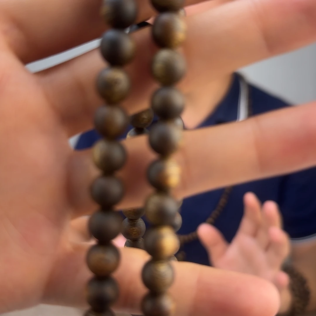 沉香手串8mm29g重多圈